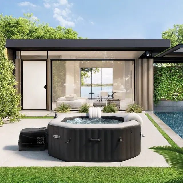 Spa Insufável INTEX PureSpa Carbone – 6 Pessoas – 6 Jets + 140 Bolhas – Wi-Fi – Sal - Image 2