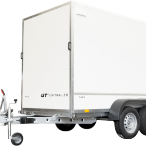 Reboque Contentor Furgão Duplo Eixo 300x148 Unitrailer Pack 300/2 Mma 2000 Kg