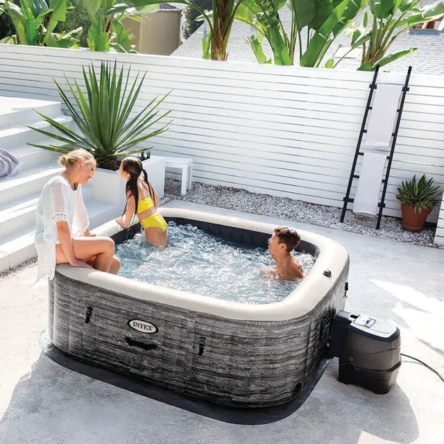 Spa Insufável INTEX PureSpa Carbone – 6 Pessoas – 6 Jets + 140 Bolhas – Wi-Fi – Sal - Image 8