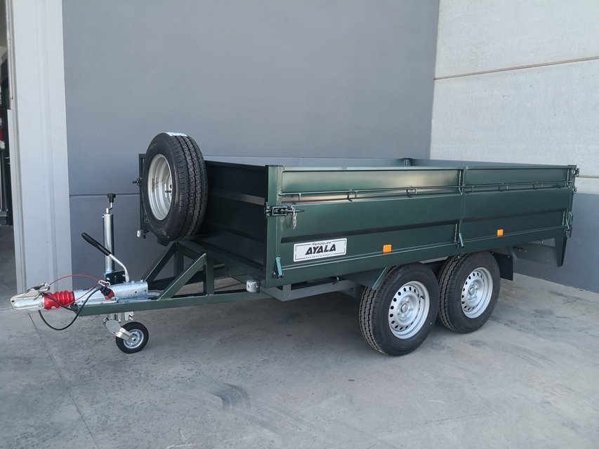 Reboque 2 eixos 3.000 x 1.800 x 400 Rodas por baixo – Mma 750 kg