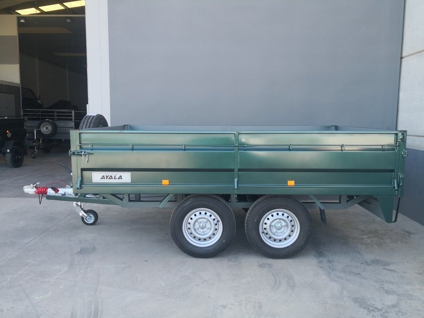 Reboque 2 eixos 3.000 x 1.800 x 400 Rodas por baixo – Mma 750 kg - Image 2
