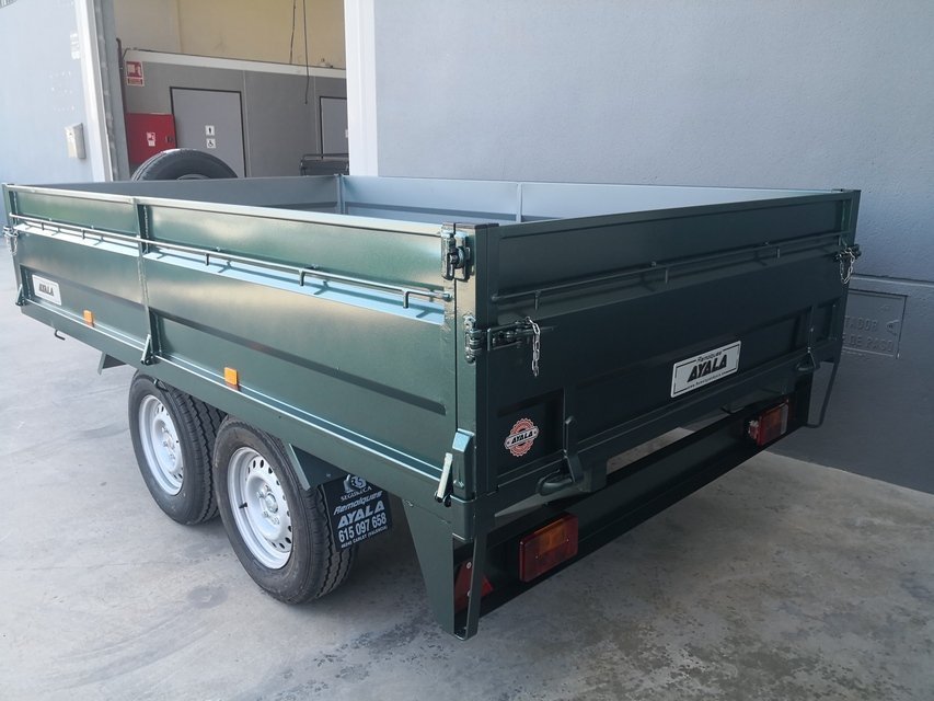 Reboque 2 eixos 3.000 x 1.800 x 400 Rodas por baixo – Mma 750 kg - Image 3