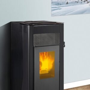 Salamandra a pellets hidro VELIKA 20KW PRETO