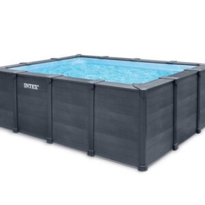 Piscina Tubular Graphite Retangular 4 x 3 x 1,24 m – Intex
